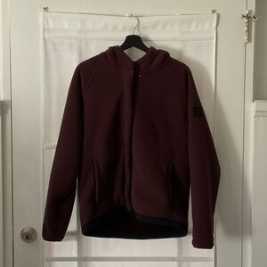 Outdoor Research Womés Full-Zip Hooded Sweater - Burgundy